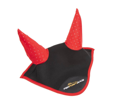 Shires Performance Ear Bonnet - RED (RRP Â£15.50)